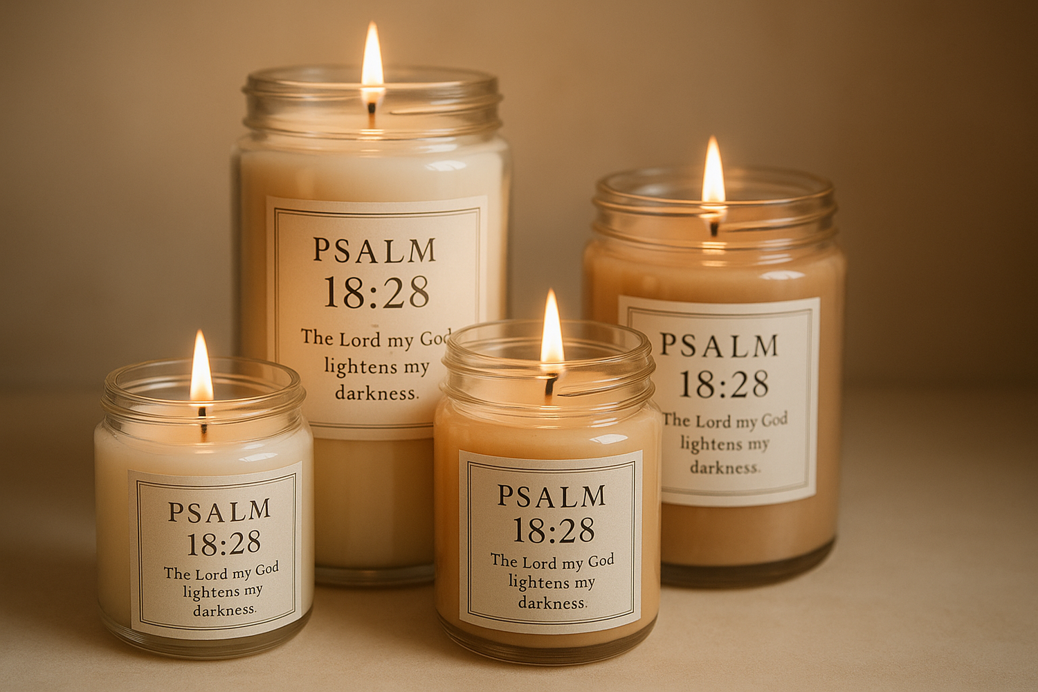 Can you change the verse to Psalm 18:28