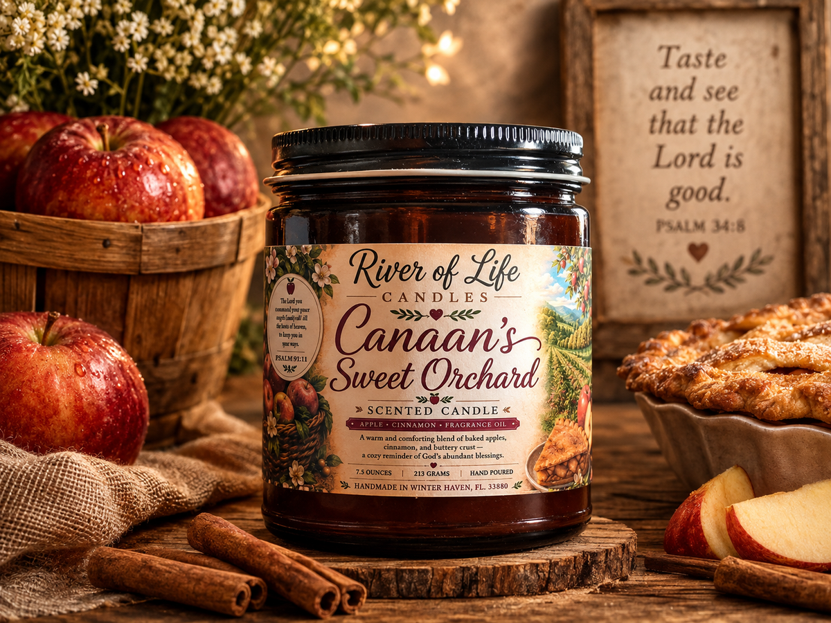 Canaan’s Sweet Orchard Scented Candle